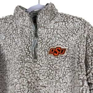 Top of the World Oklahoma State University OSU Sherpa Pullover Jacket Size M